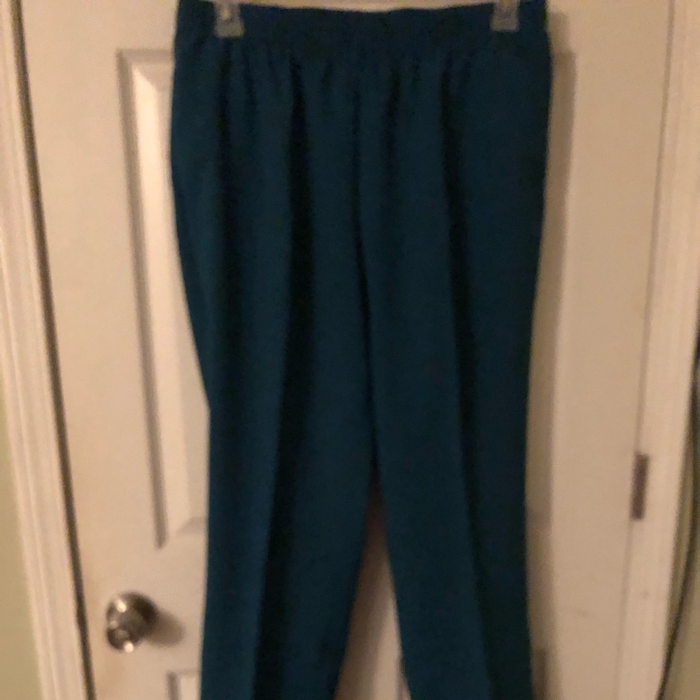 Ladies polyester pants.